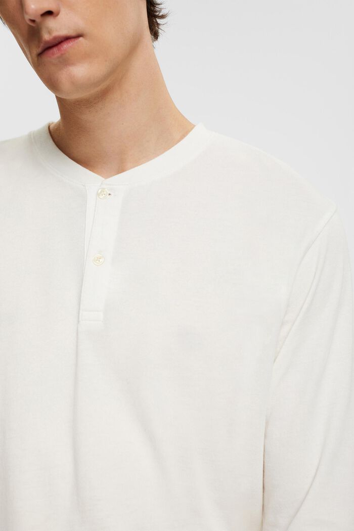 Henley-Longsleeve, OFF WHITE, detail image number 0