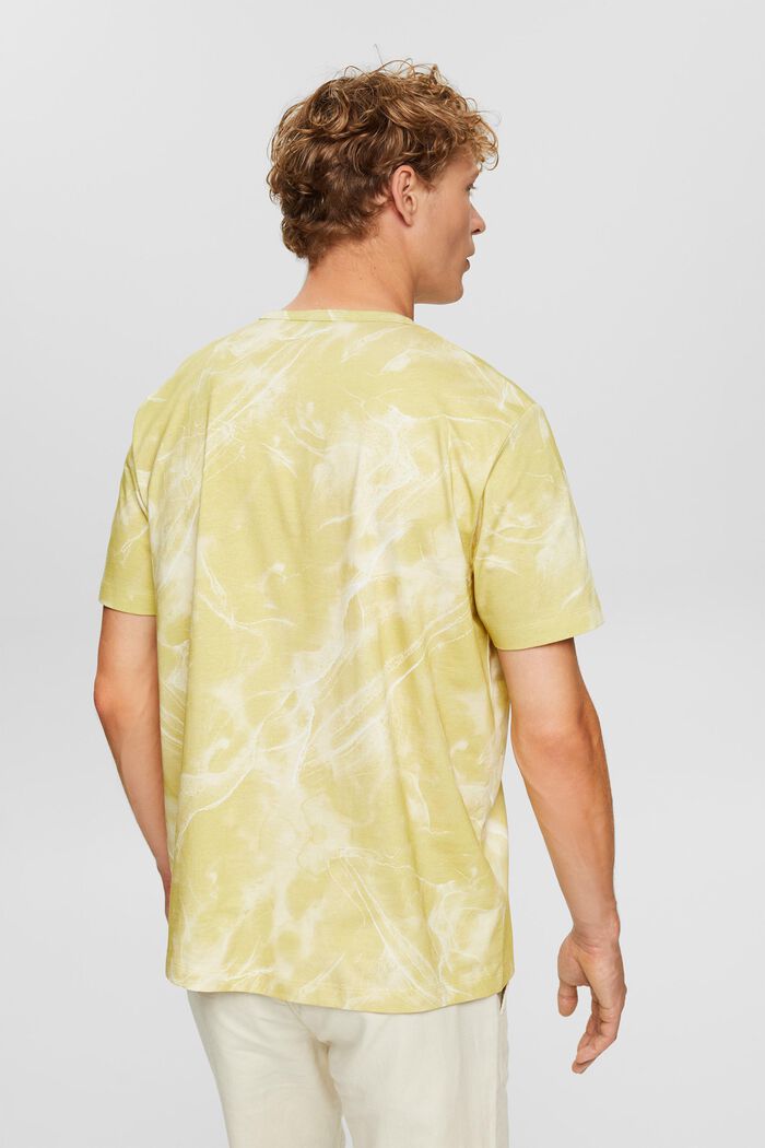 T-Shirt mit Marmormuster, LIME YELLOW, detail image number 3