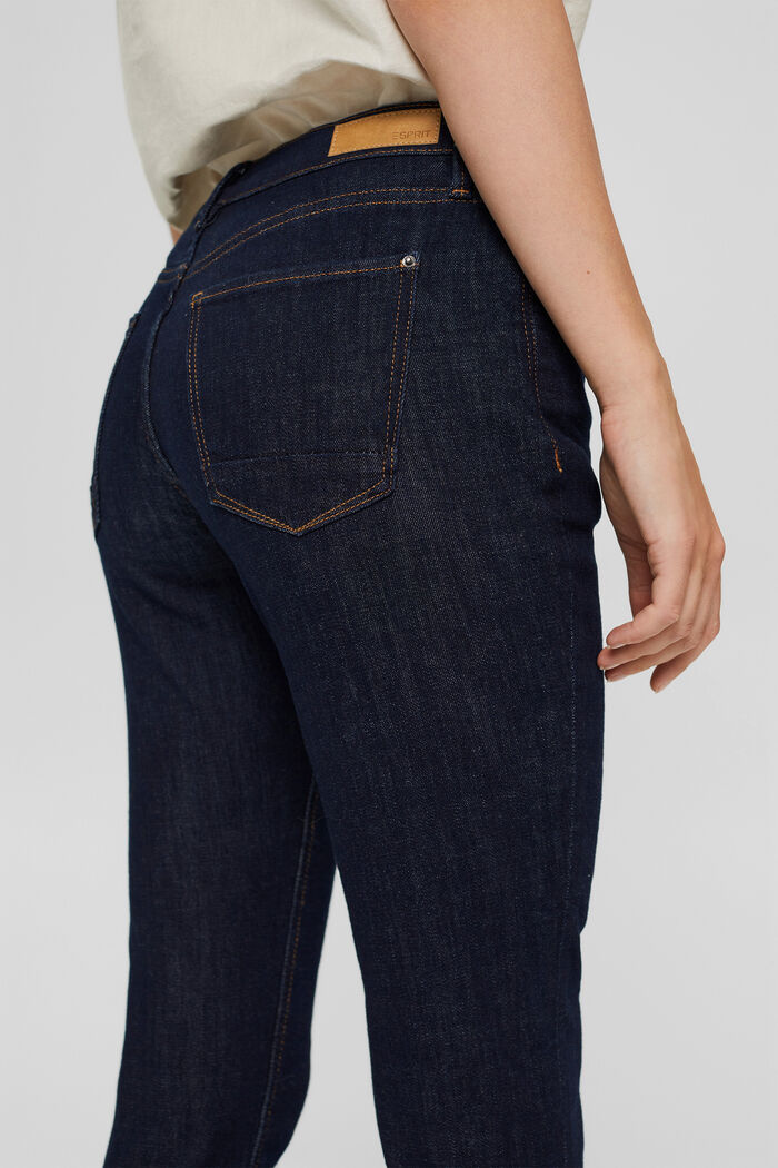 Stretch-Jeans aus Bio-Baumwolle, BLUE RINSE, detail image number 5