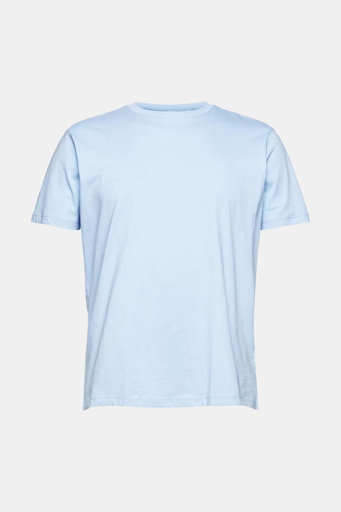 Jersey-T-Shirt mit Logo-Print, LIGHT BLUE, detail image number 5