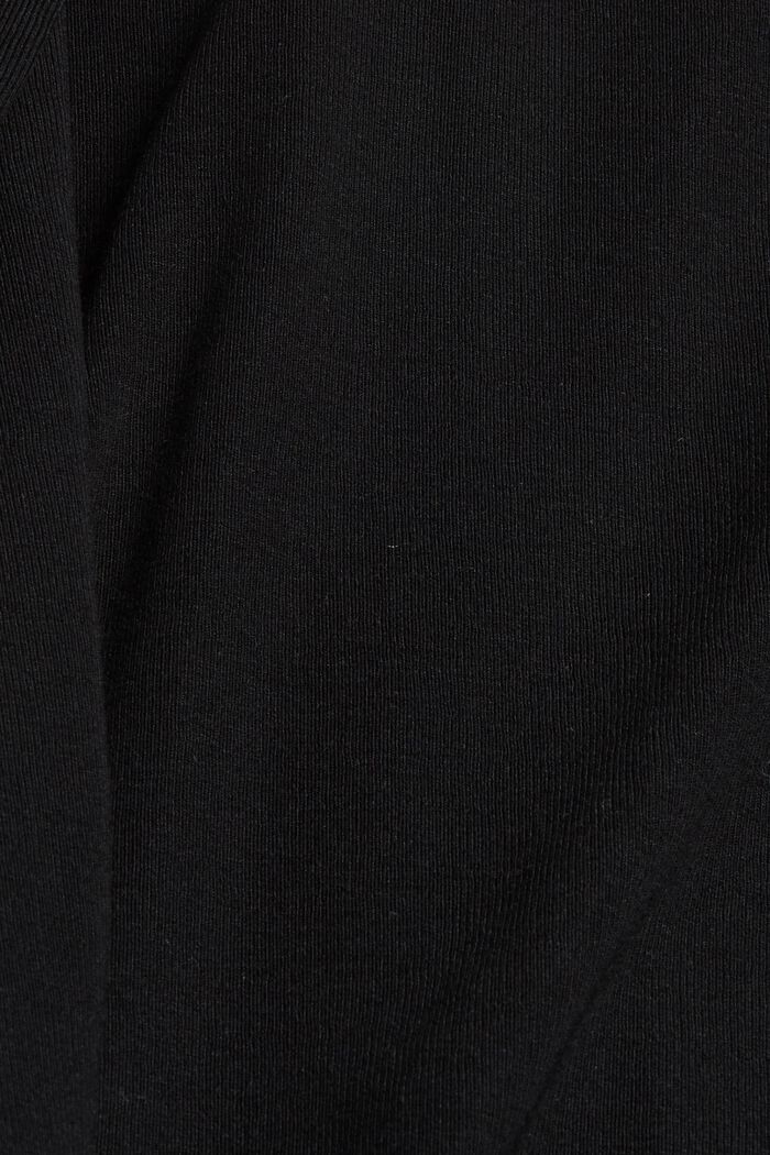 Jersey-Maxikleid aus LENZING™ ECOVERO™, BLACK, detail image number 4