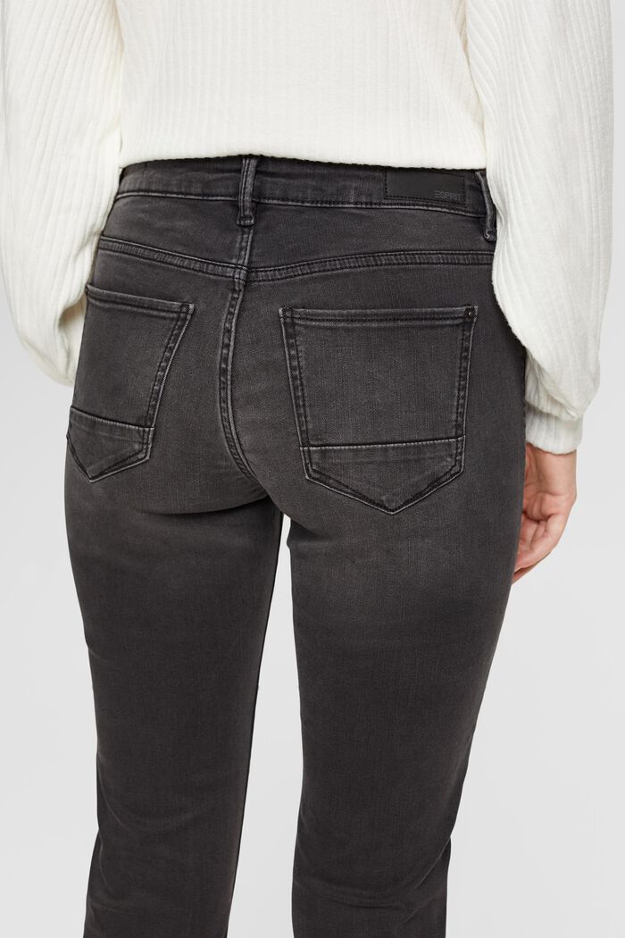 Elastische Slim-Fit Jeans, GREY DARK WASHED, detail image number 4