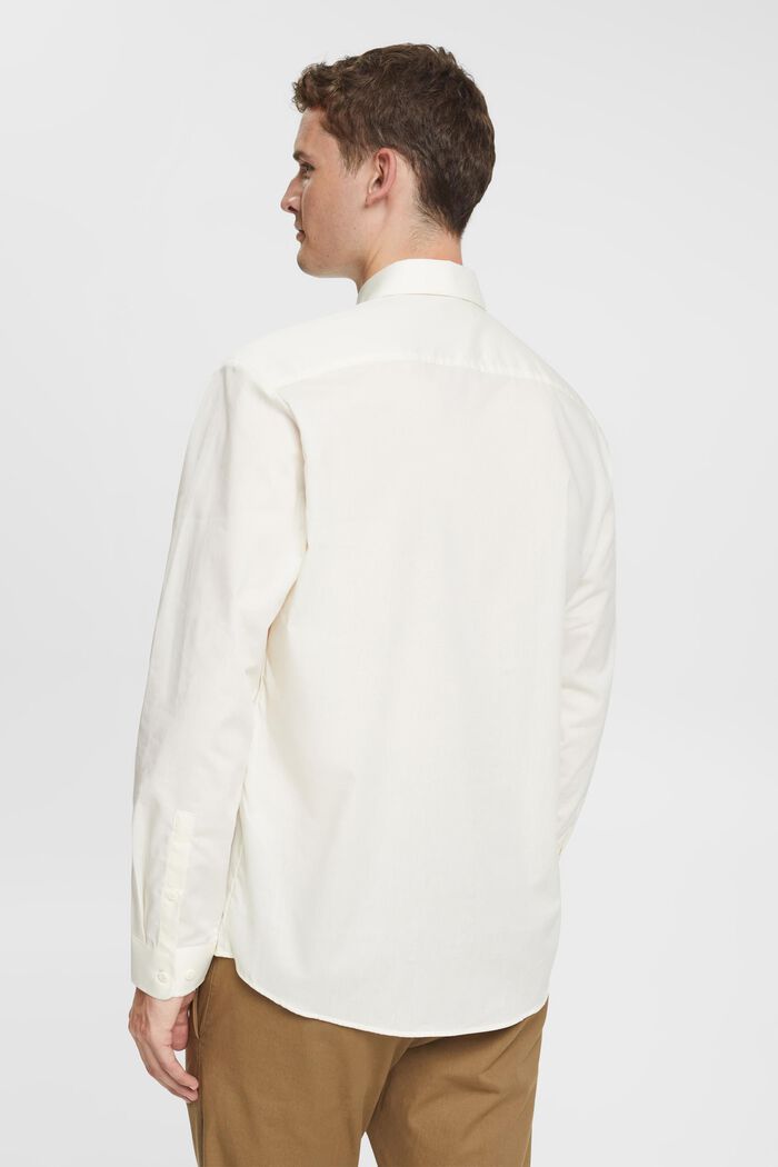 Nachhaltiges Baumwollhemd, OFF WHITE, detail image number 3