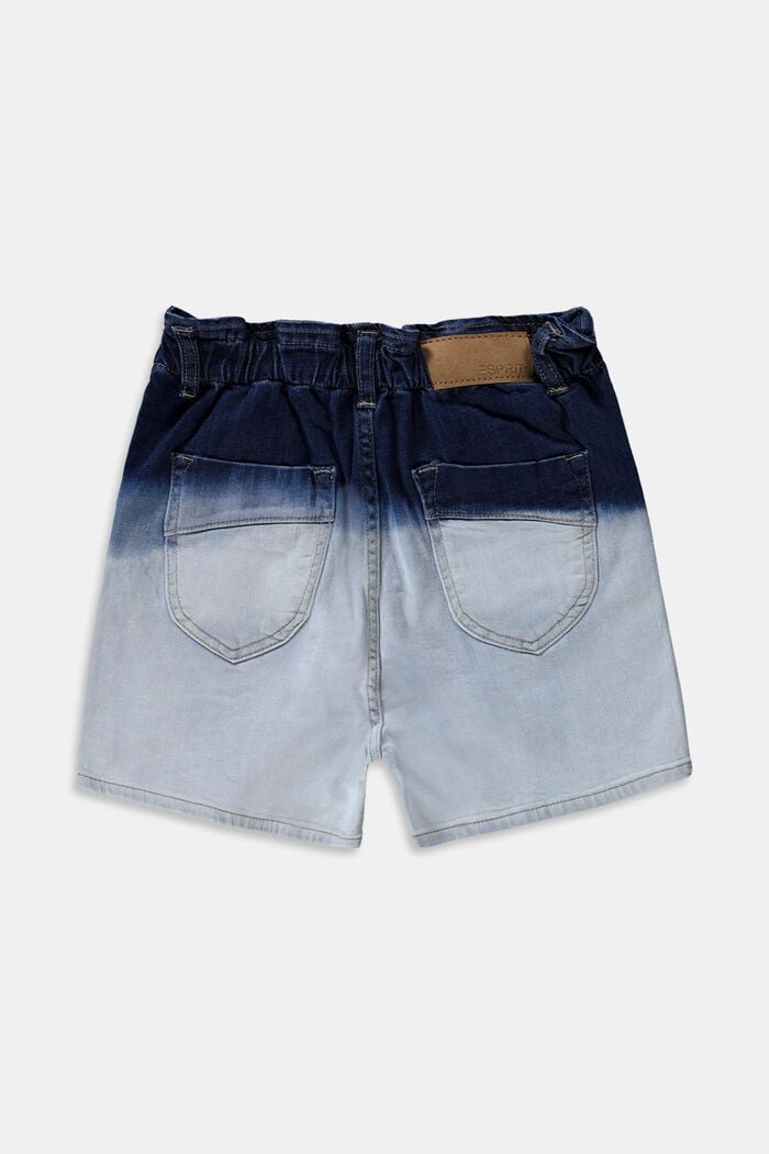Zweifarbige Jeans-Shorts, BLUE BLEACHED, detail image number 1