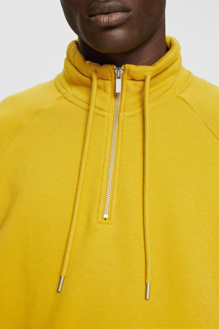 Troyer-Sweatshirt, DUSTY YELLOW, detail image number 0