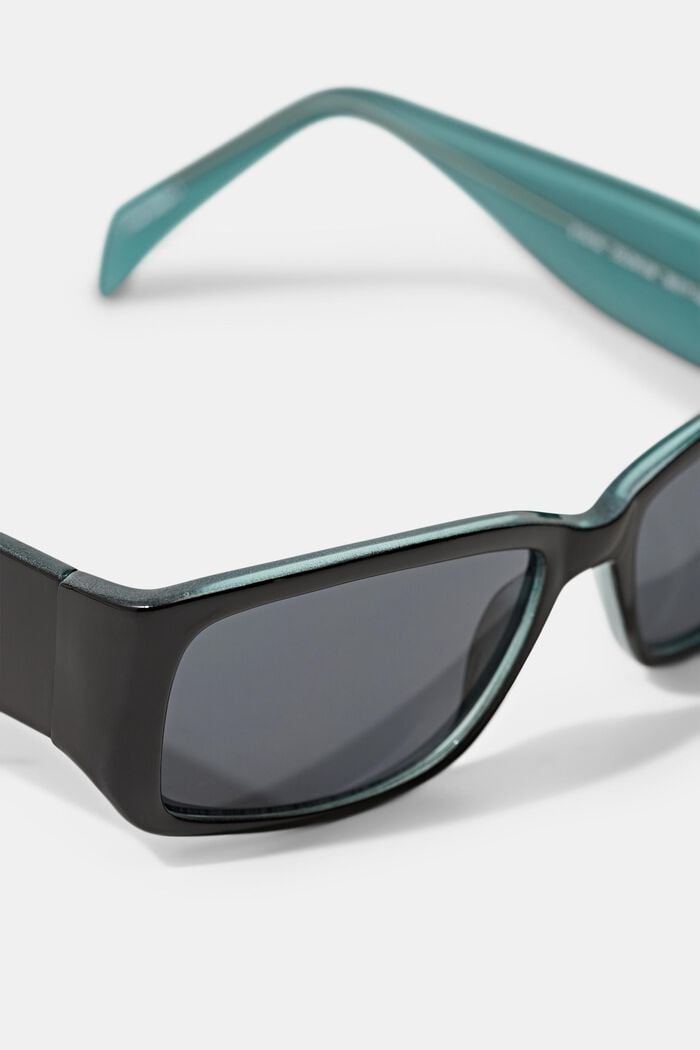 Sonnenbrille mit zweifarbigem Rahmen, BLACK, detail image number 1
