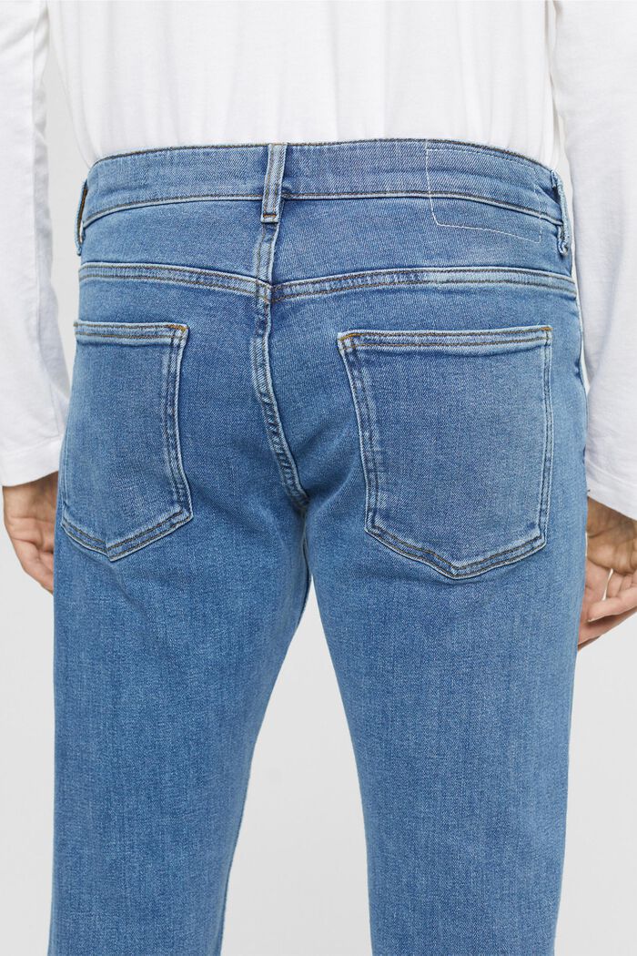 Gebleichte Jeans Slim Fit, BLUE BLEACHED, detail image number 2