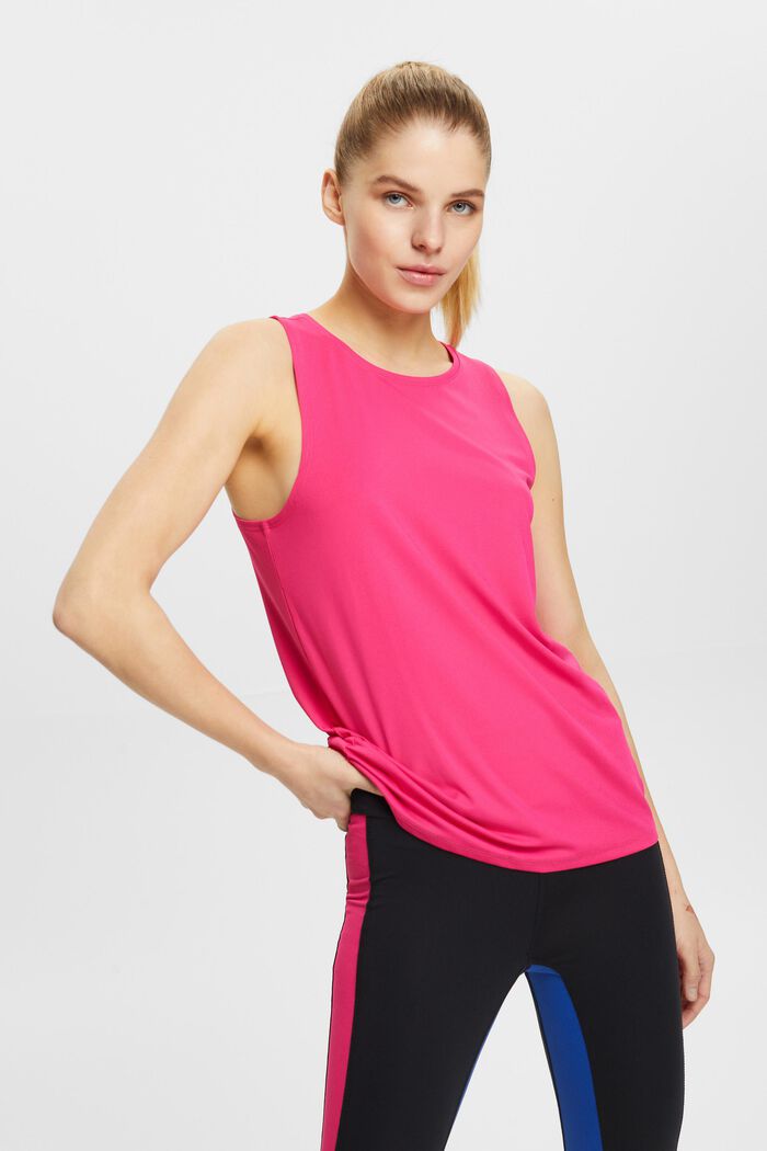 Sporttop mit E-Dry, PINK FUCHSIA, detail image number 0