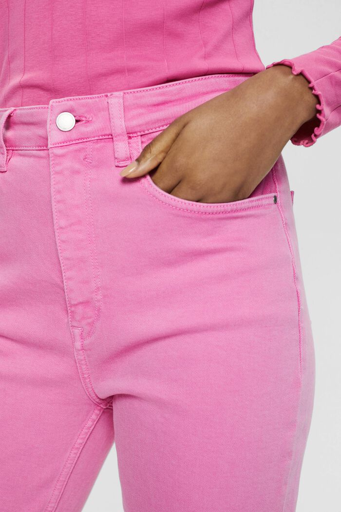Farbige Baumwoll-Jeans, PINK, detail image number 2