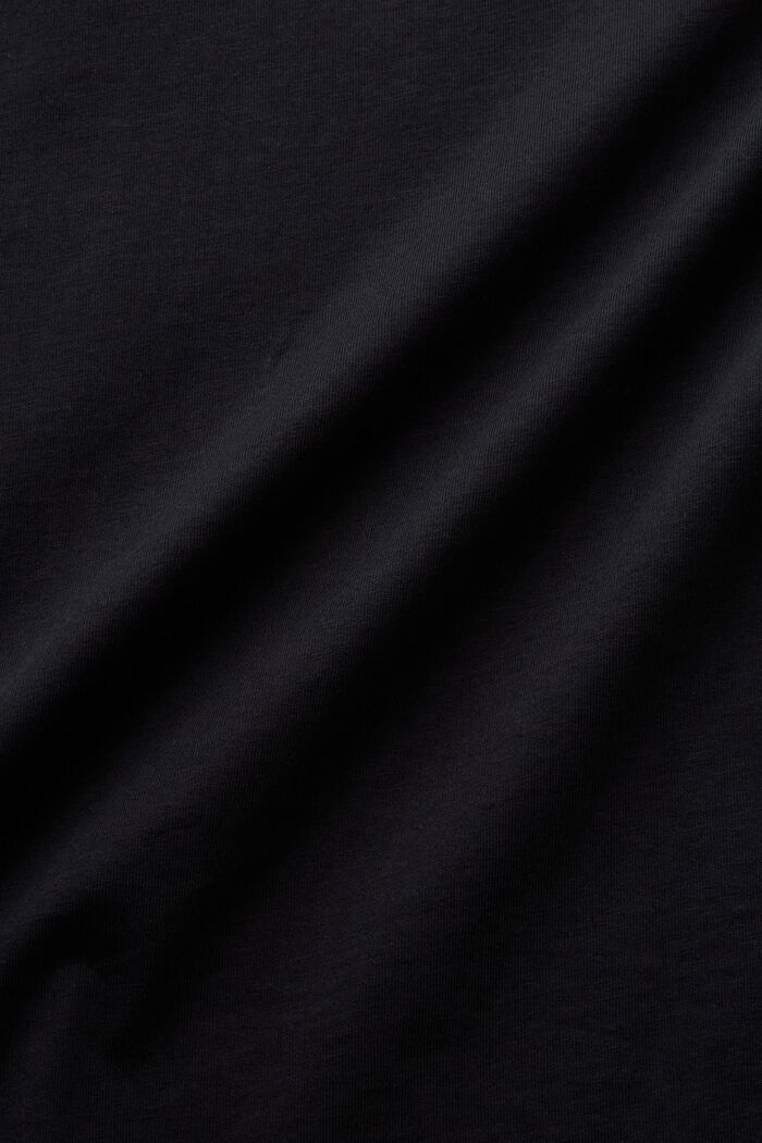 Poloshirt mit Space-Dye-Kragen, BLACK, detail image number 4