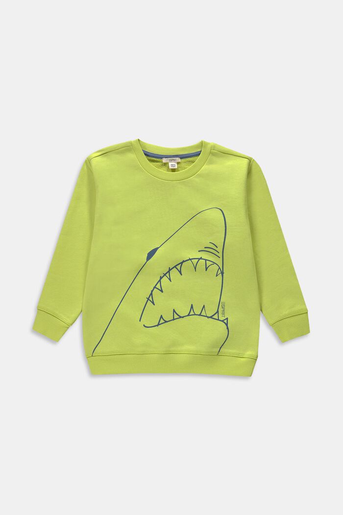 Sweatshirt mit Hai-Print, CITRUS GREEN, detail image number 0
