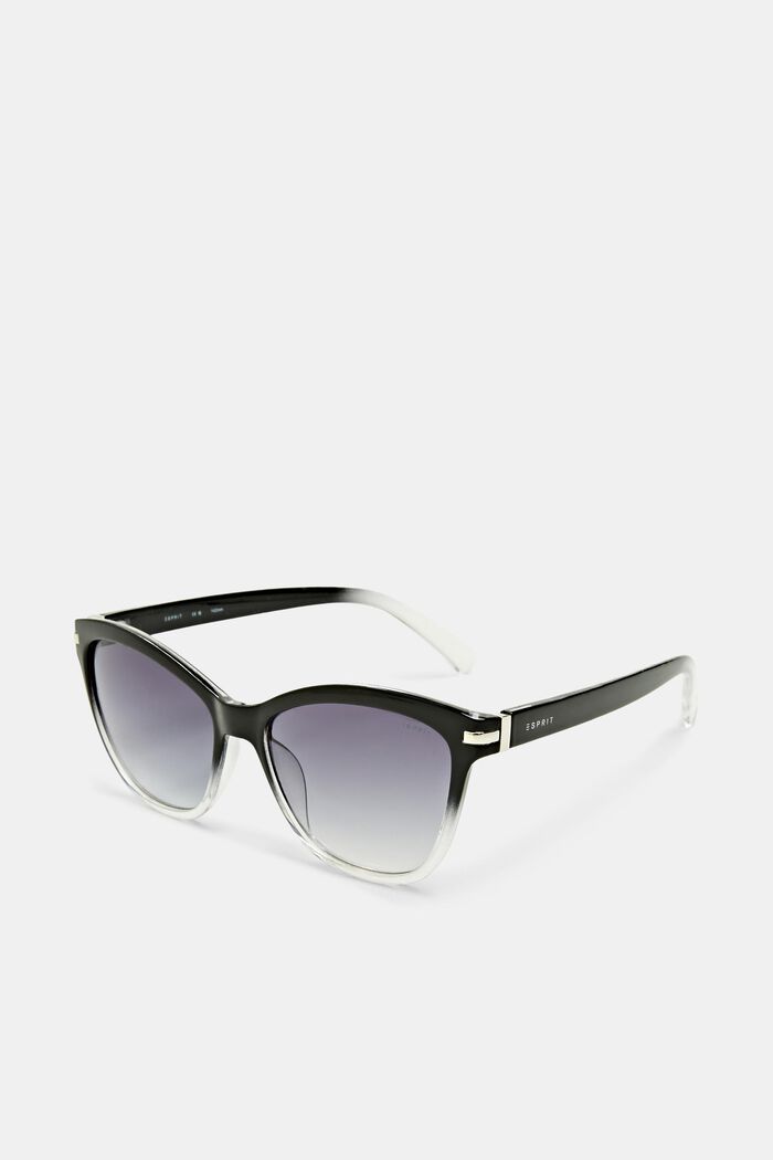 Cateye-Sonnenbrille mit Farbverlauf, BLACK, detail image number 0