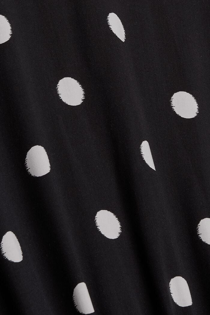Minikleid mit Gürtel, LENZING™ ECOVERO™, BLACK, detail image number 4