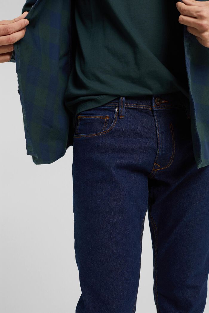 Stretch-Jeans aus Baumwolle, BLUE RINSE, detail image number 3