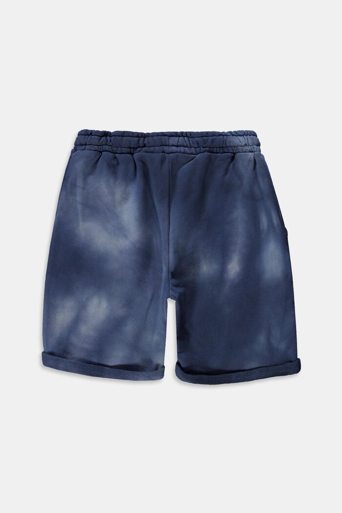 Sweat-Shorts im Batik-Look, GREY BLUE, detail image number 1