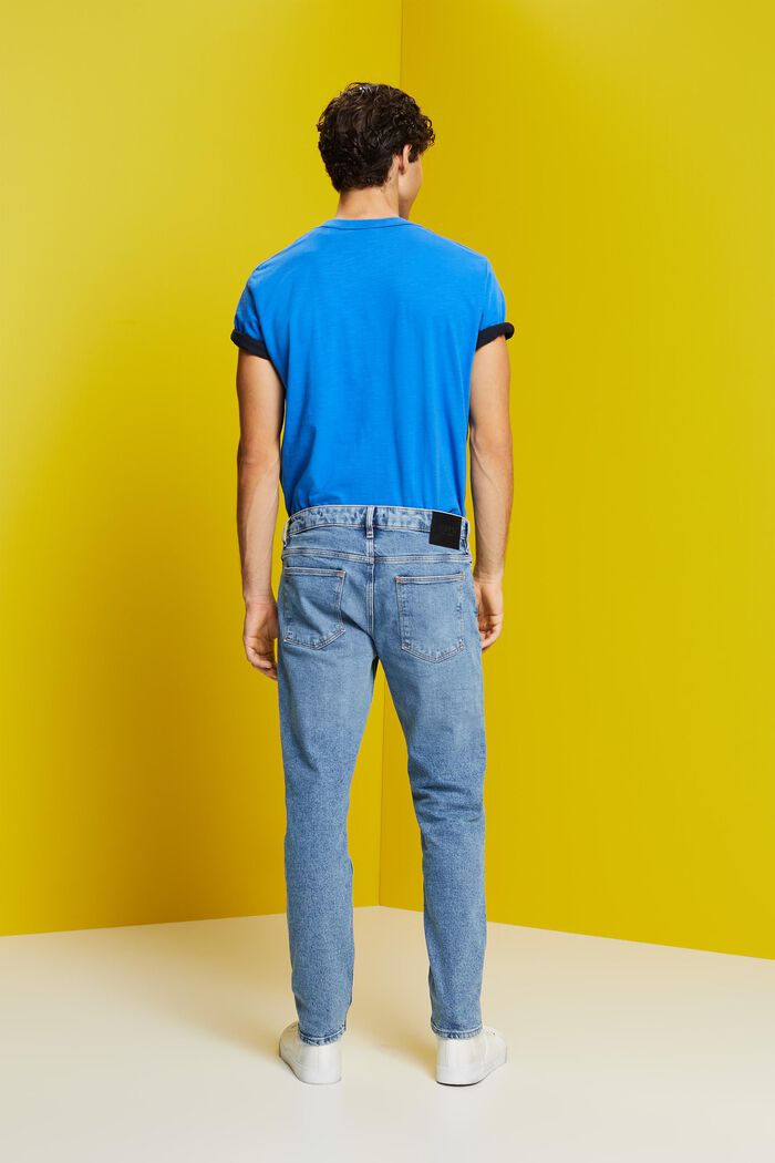 Jeans in schmaler Passform aus Baumwollstretch, BLUE MEDIUM WASHED, detail image number 3