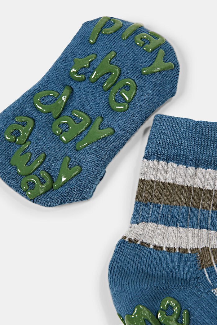 Anti-Rutsch-Socken aus Bio-Baumwoll-Mix, VENICE NIGHT, detail image number 1