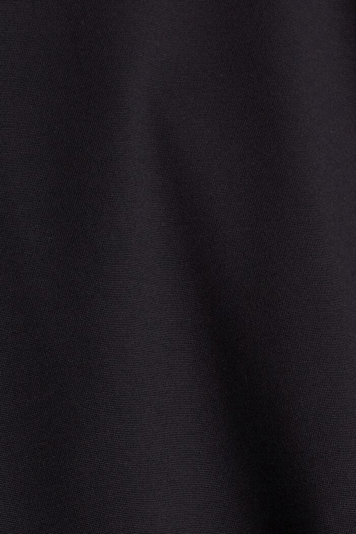 Minikleid aus Punto-Jersey, LENZING™ ECOVERO™, BLACK, detail image number 4