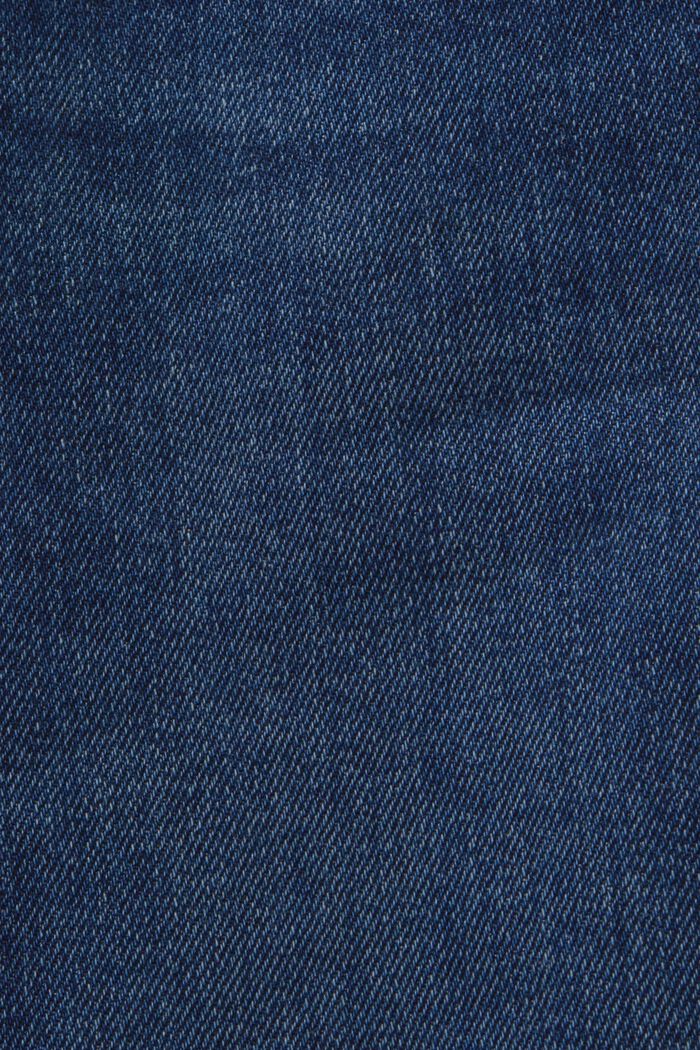 Retro-Classic-Jeans mit hohem Bund, BLUE DARK WASHED, detail image number 5