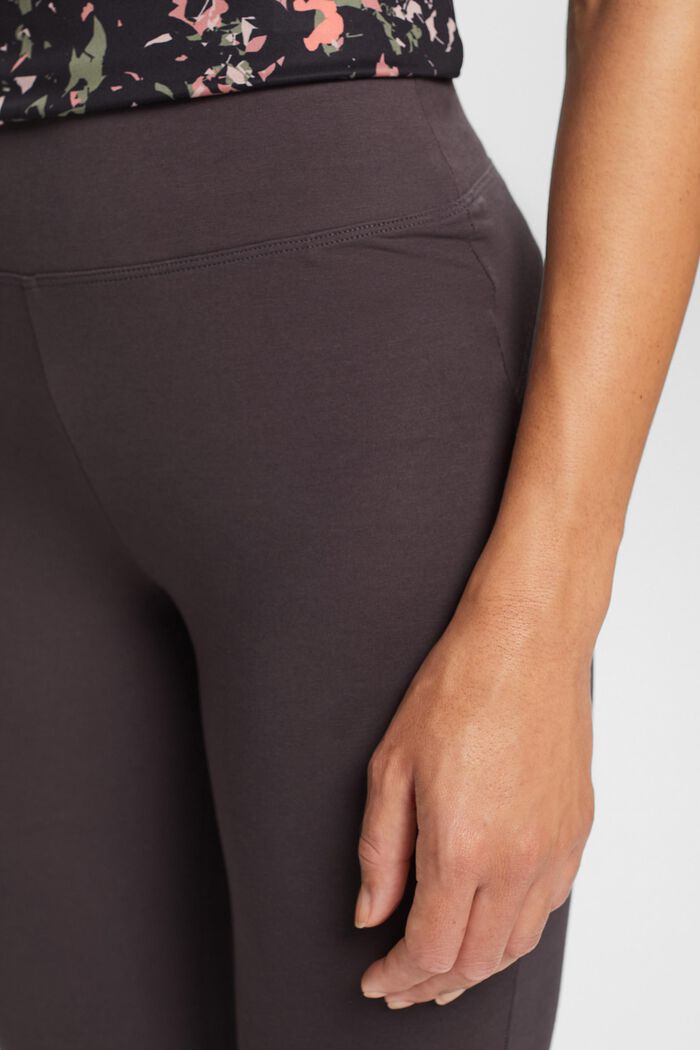 Sportleggings, Baumwollmix, ANTHRACITE, detail image number 2