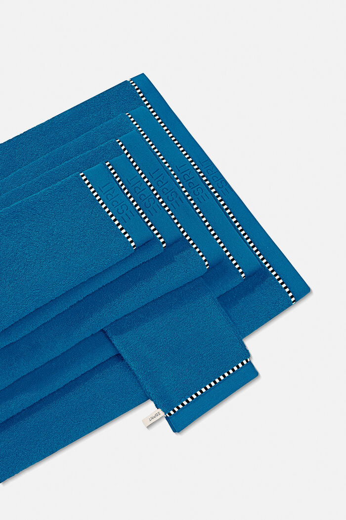 Mit TENCEL™: Handtuch-Serie aus Frottee, OCEAN BLUE, detail image number 4