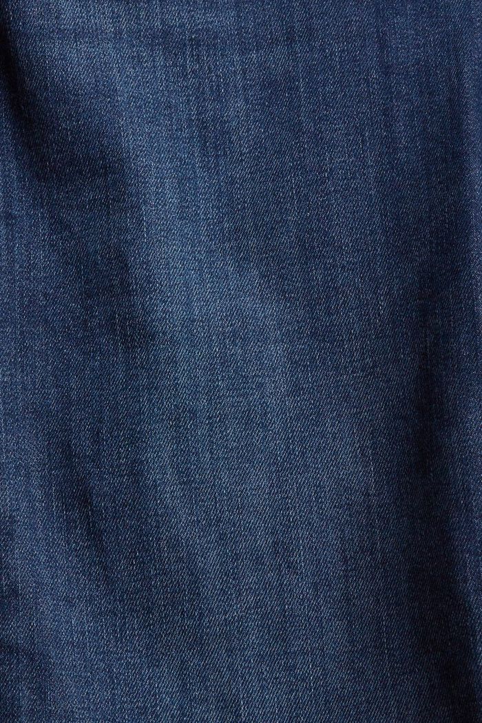 Schmale Jeans mit Stretch, BLUE DARK WASHED, detail image number 4