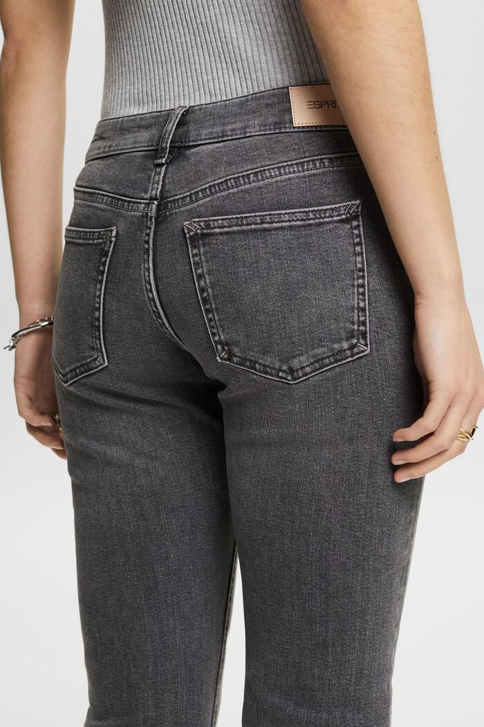 Bootcut-Jeans mit mittelhohem Bund, GREY MEDIUM WASHED, detail image number 4