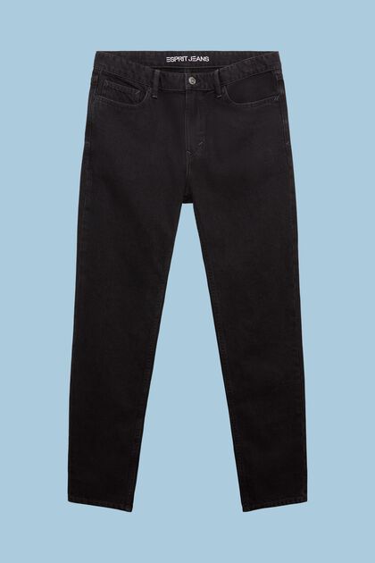 Jeans in zulaufender Passform mit mittelhohem Bund