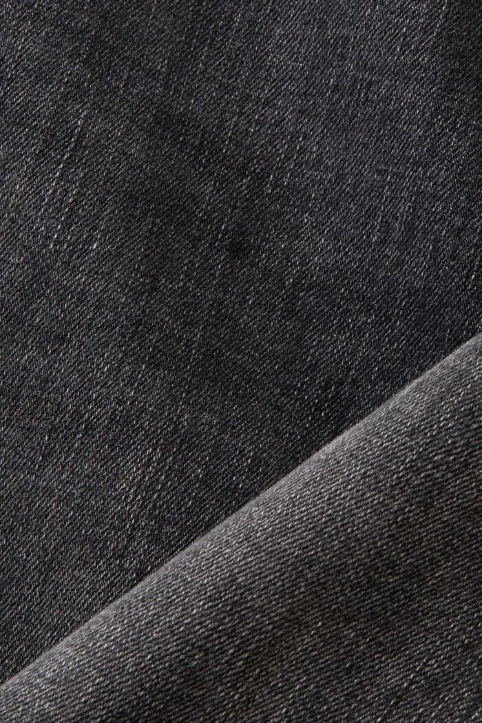 Jeans mit schmaler Passform und mittelhohem Bund, BLACK MEDIUM WASHED, detail image number 6