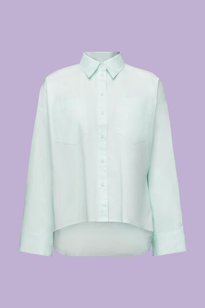 Button-Down-Hemd aus Baumwollpopeline