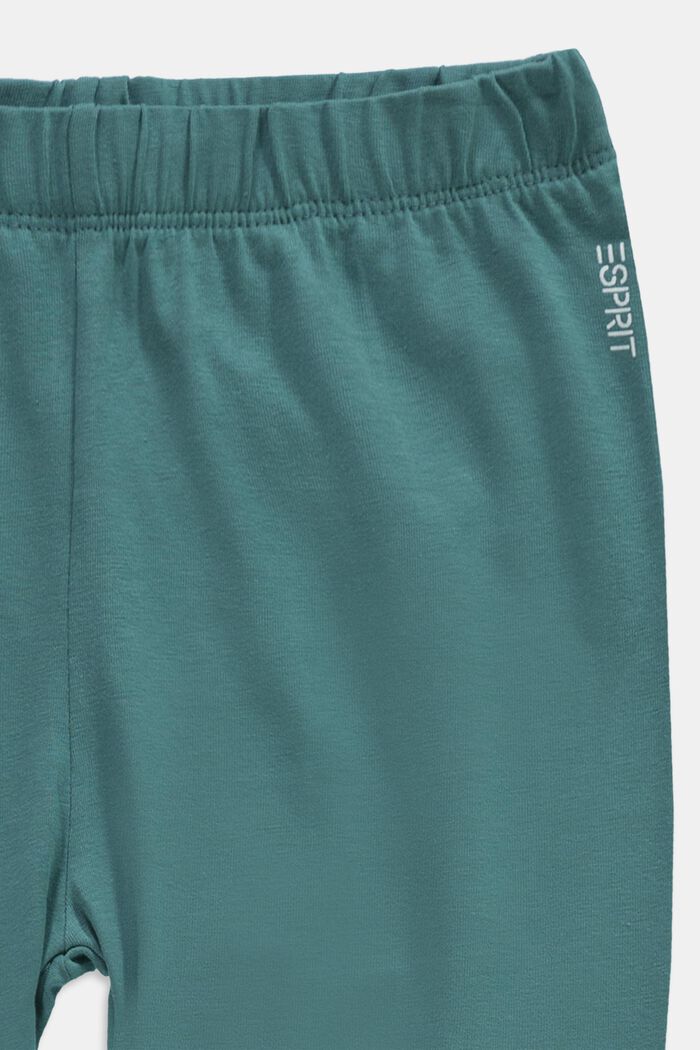 Pants knitted, TEAL GREEN, detail image number 2
