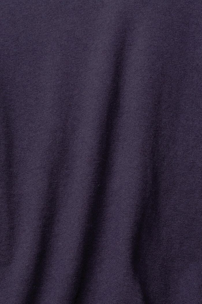 Pullover mit V-Ausschnitt, NAVY, detail image number 1
