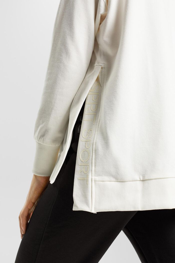 Sweatshirt aus Organic Cotton, OFF WHITE, detail image number 0