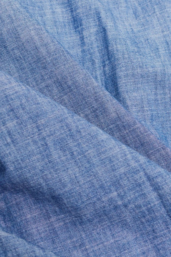 Button-Down-Jeanshemd, BLUE MEDIUM WASHED, detail image number 6