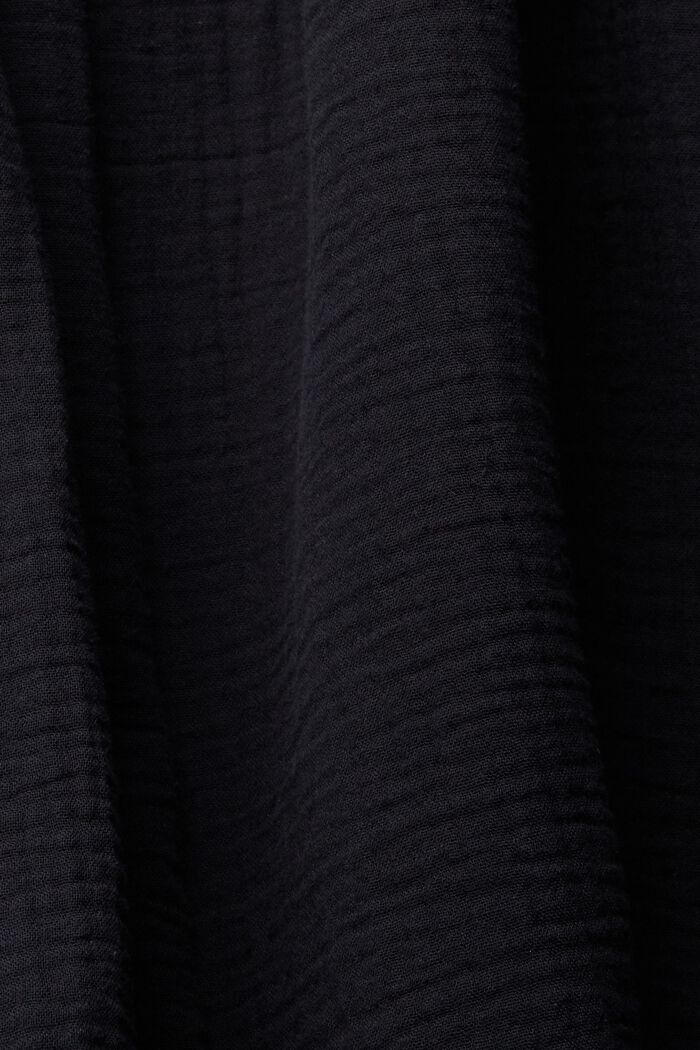 Midirock mit Crinkle-Effekt, BLACK, detail image number 5