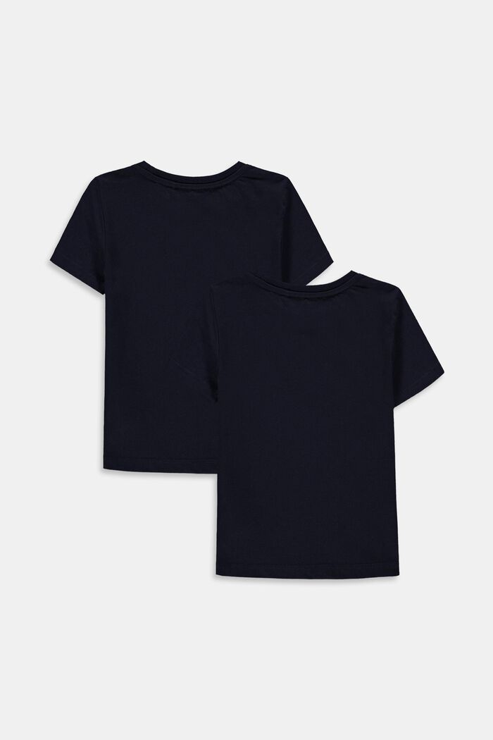2er-Pack T-Shirts aus 100% Baumwolle, NAVY, detail image number 1