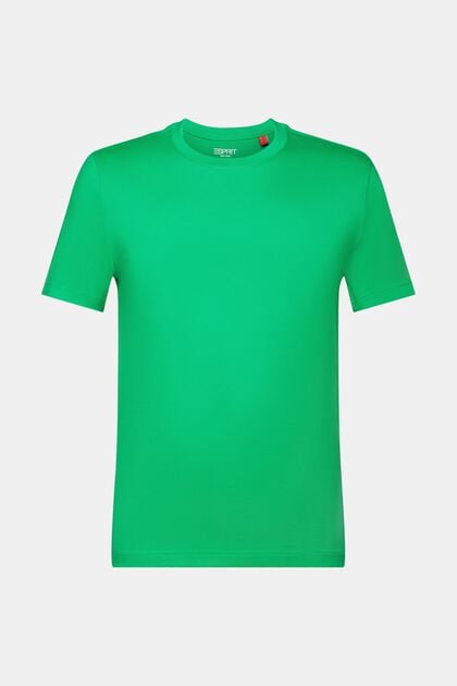 Rundhals-T-Shirt aus Pima-Baumwolljersey