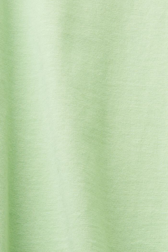 T-Shirt mit Rundhalsausschnitt, LIGHT GREEN, detail image number 4
