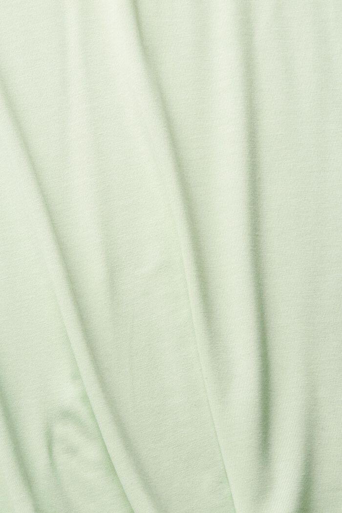 Pyjama mit Spitzen-Details, LENZING™ ECOVERO™, LIGHT GREEN, detail image number 4