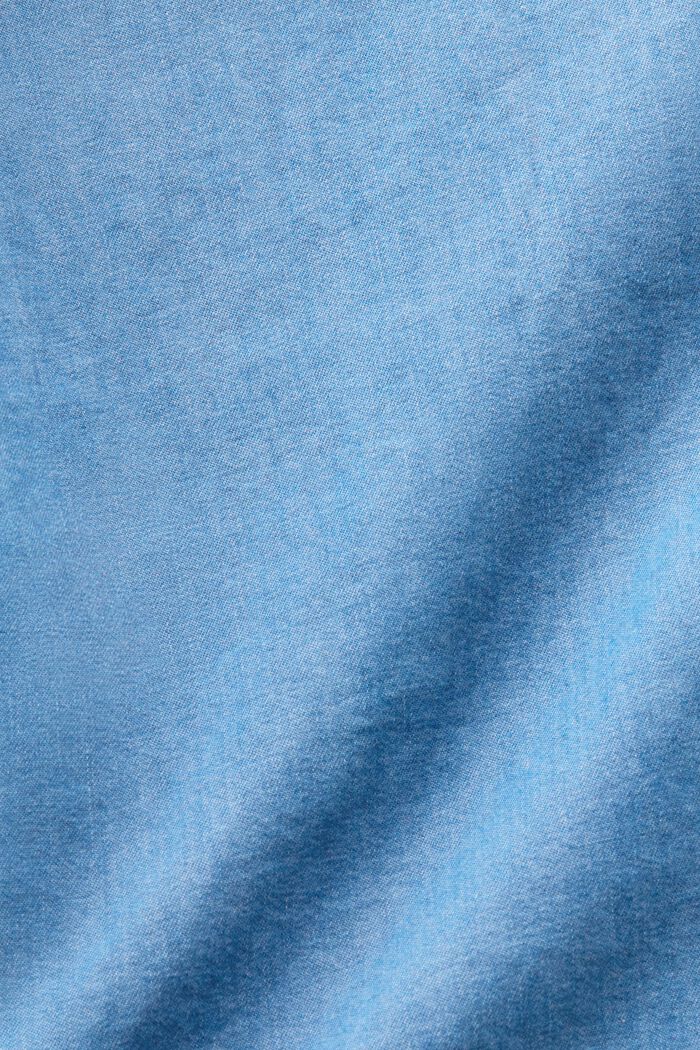Verkürzte Jeanshemdbluse, BLUE LIGHT WASHED, detail image number 5