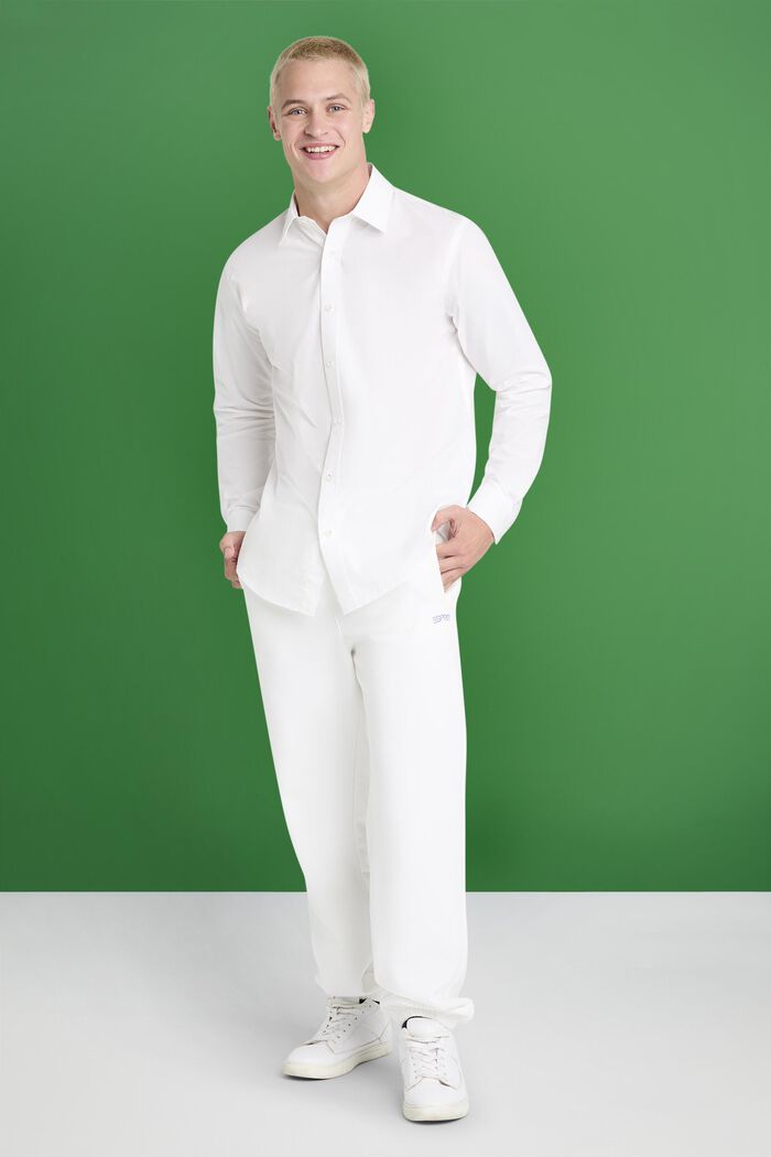 Hemd aus Baumwoll-Popeline, WHITE, detail image number 2