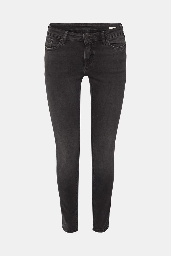 Skinny Fit Jeans, BLACK DARK WASHED, overview