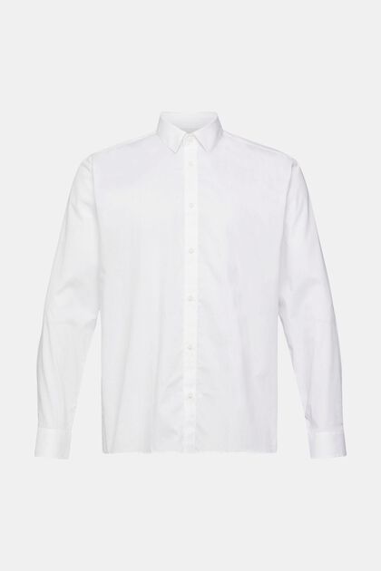 Nachhaltiges Baumwollhemd, WHITE, overview