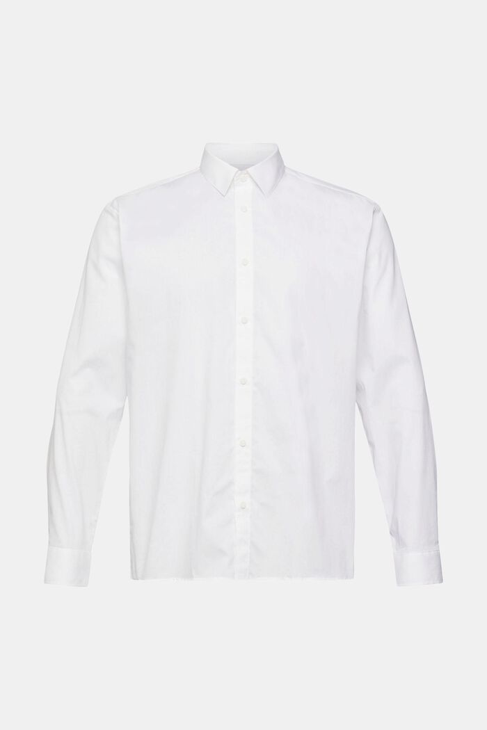 Nachhaltiges Baumwollhemd, WHITE, detail image number 5