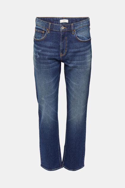 Stretch-Jeans, BLUE DARK WASHED, overview