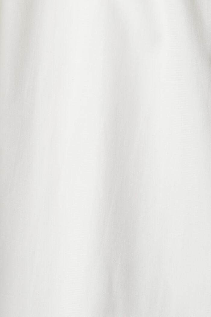 Bluse mit Keyhole-Detail, LENZING™ ECOVERO™, OFF WHITE, detail image number 1