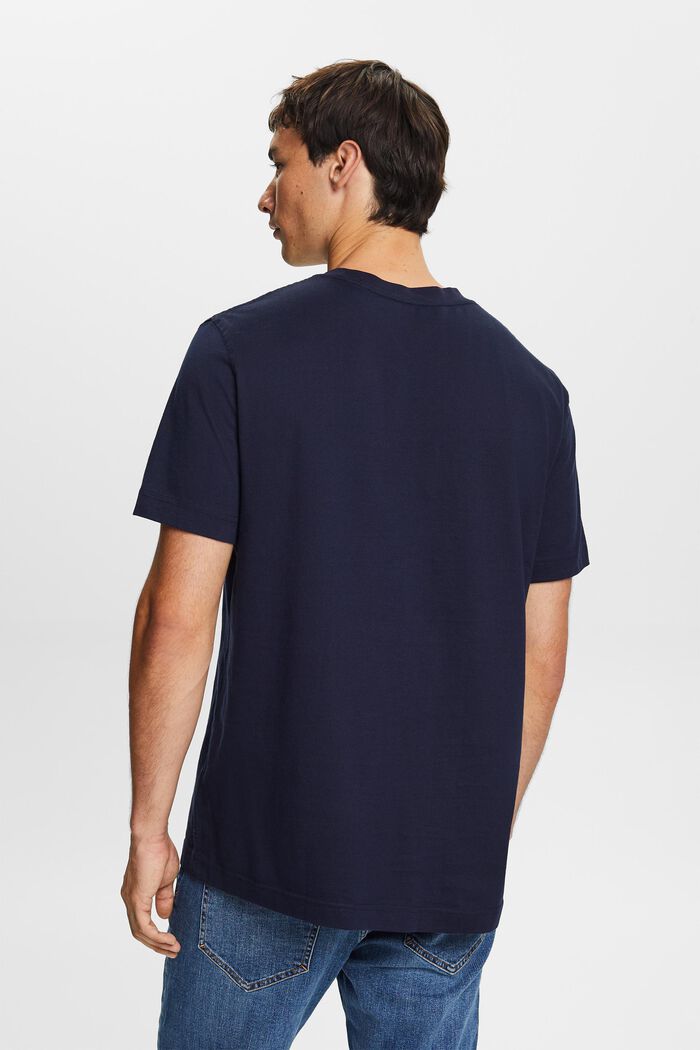 T-Shirt mit Print vorne, 100 % Baumwolle, NAVY, detail image number 3