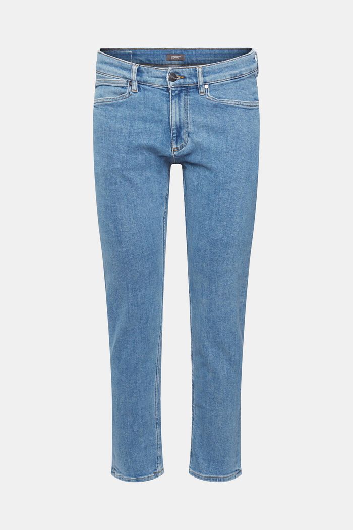 Gebleichte Jeans Slim Fit, BLUE BLEACHED, detail image number 6