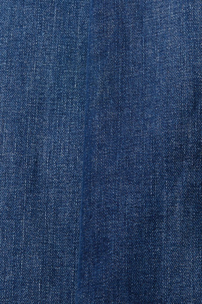 Jeans mit weitem Bein, BLUE DARK WASHED, detail image number 7