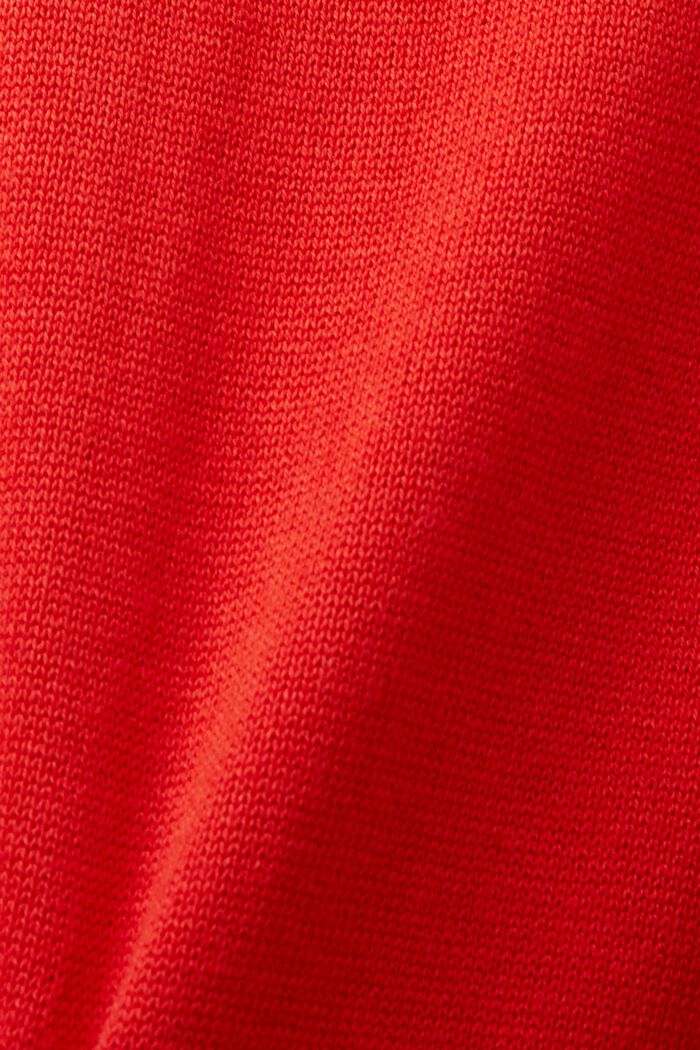 Strick-Minikleid mit Rollkragen, RED, detail image number 5